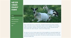 Desktop Screenshot of meyercreekfarm.com